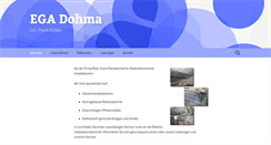 Desktop Screenshot of ega-dohma.de